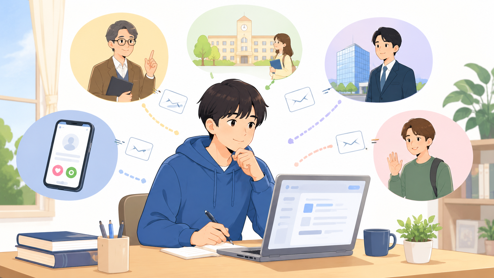 【コピペOK】OB訪問のアポ取りメール例文テンプレート5選