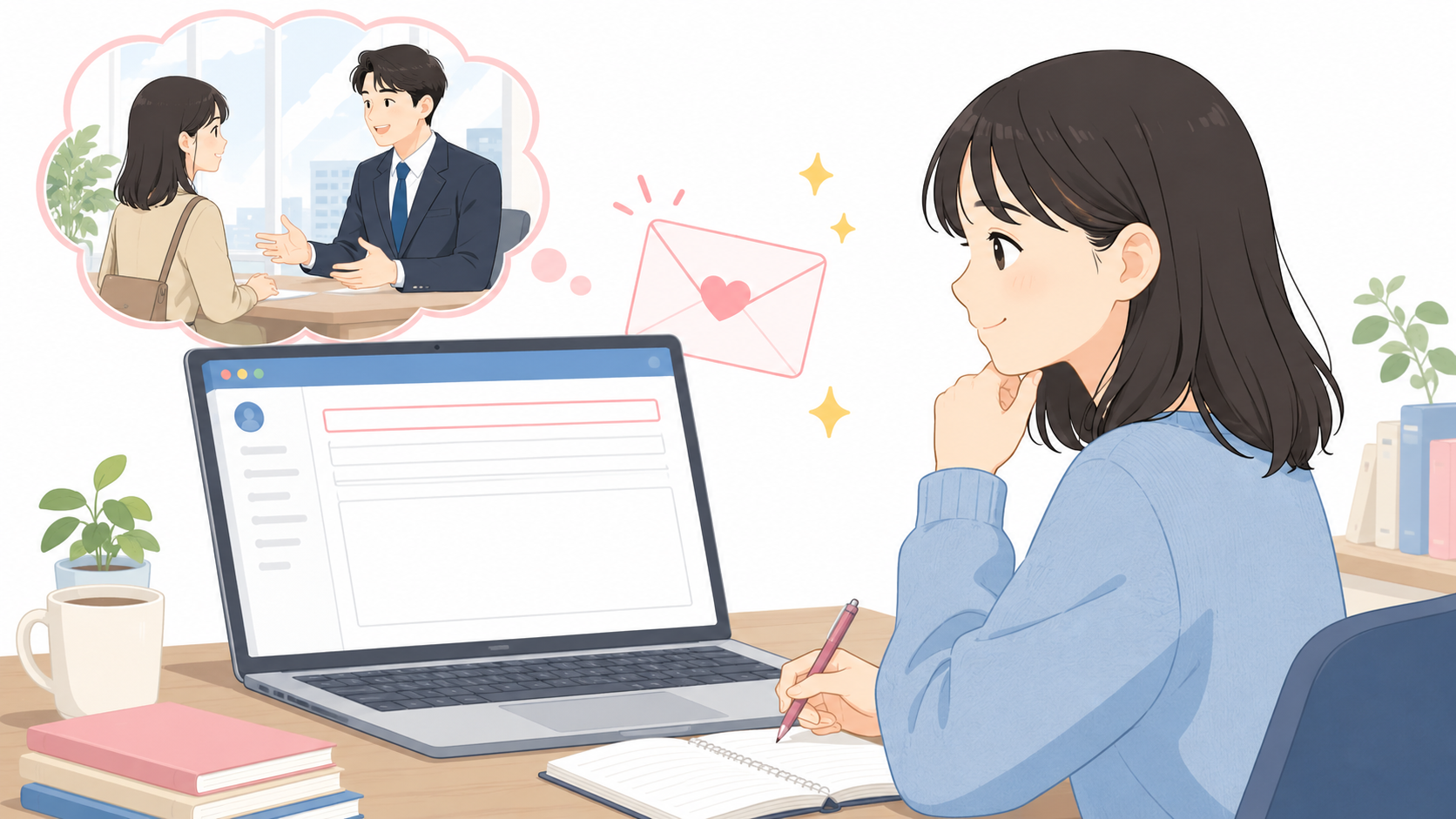 OB訪問のお礼メール|件名の書き方とテンプレート