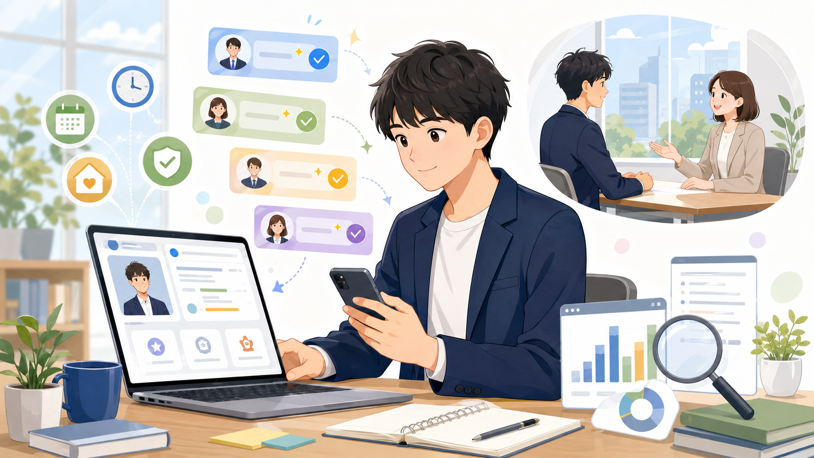 逆求人サイトでホワイト企業を見つけるための5つのステップ