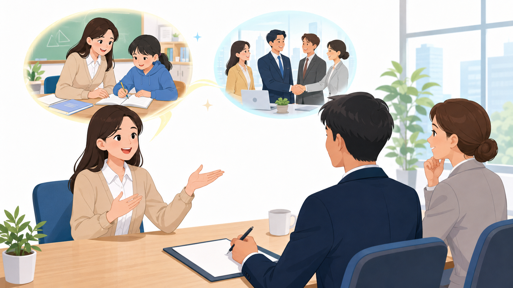面接での自己PRの伝え方【教育学部生向け】