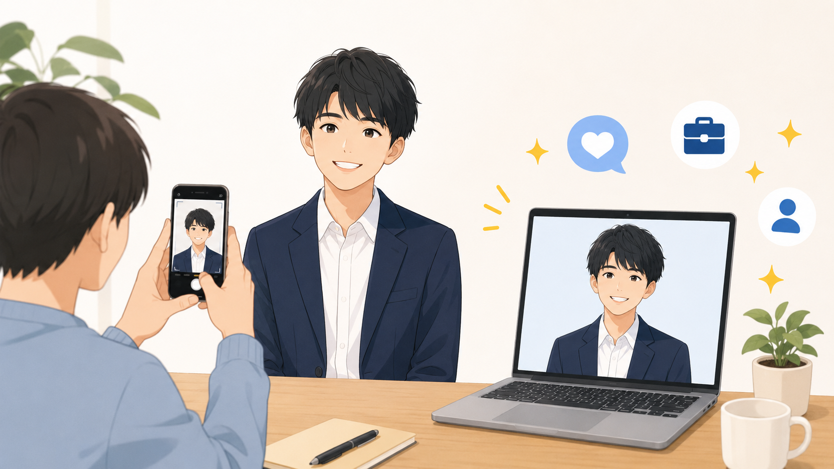 好印象を与えるプロフィール写真の選び方