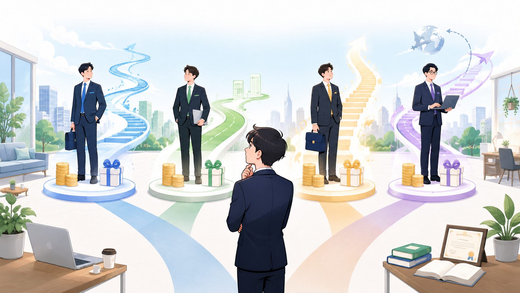 Big4新卒年収を徹底比較|デロイトトーマツ vs PwC vs EY vs KPMG