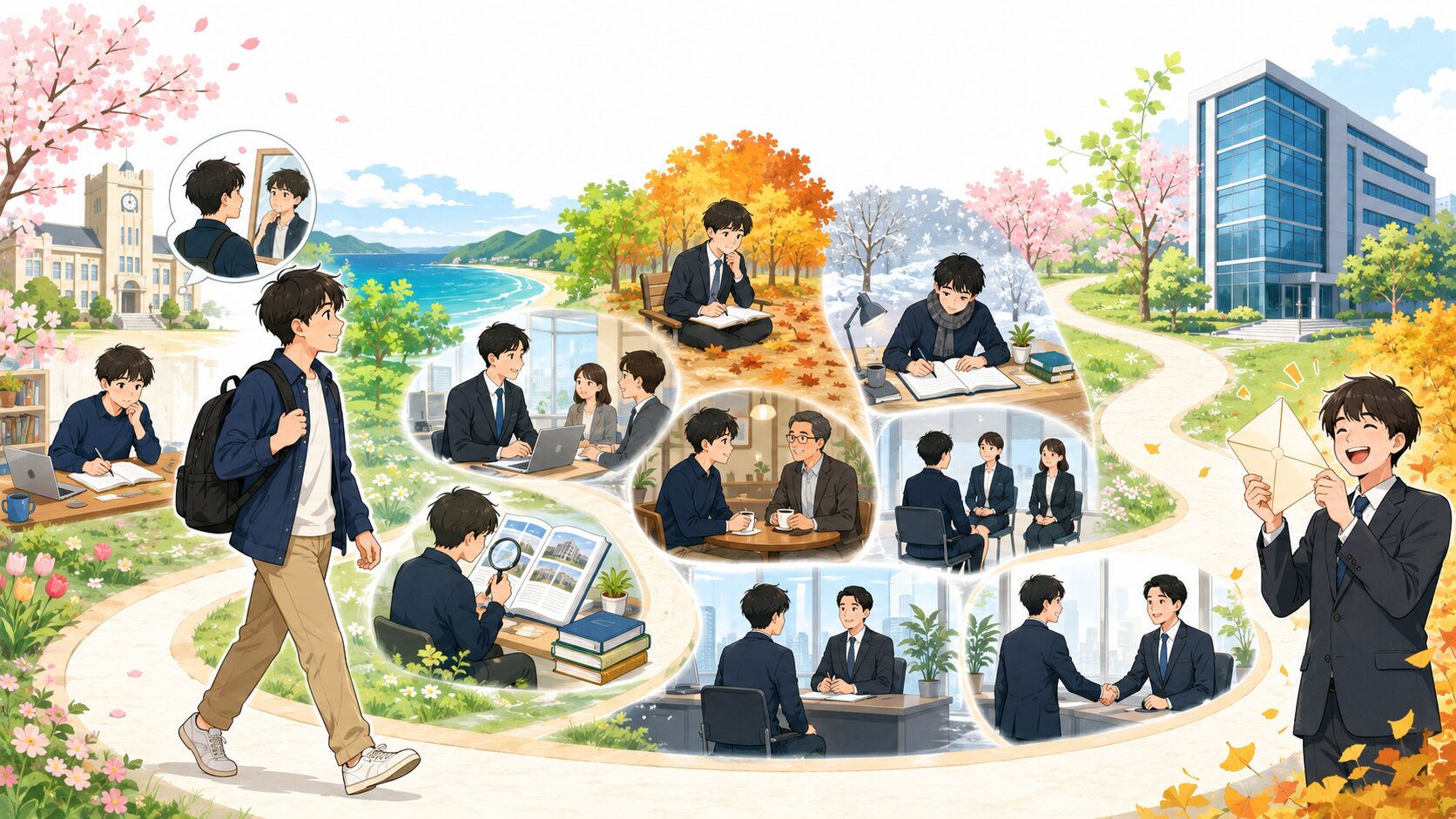 【28卒】就活スケジュール月別ロードマップ