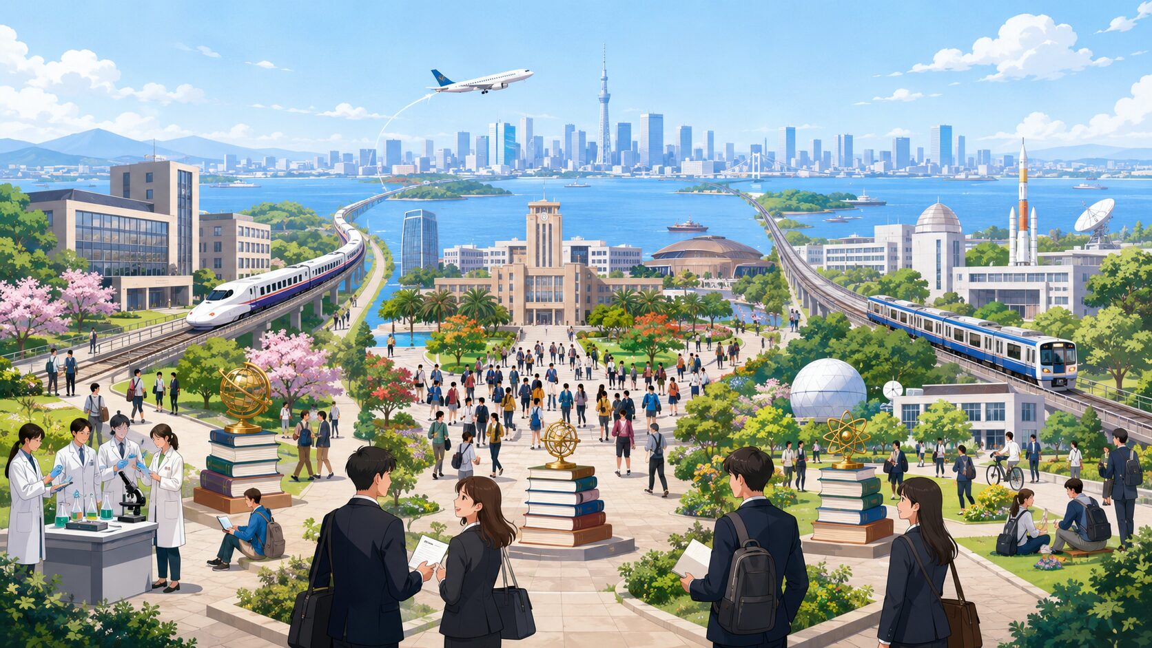 3大学の基本スペック比較|偏差値・学生数・立地