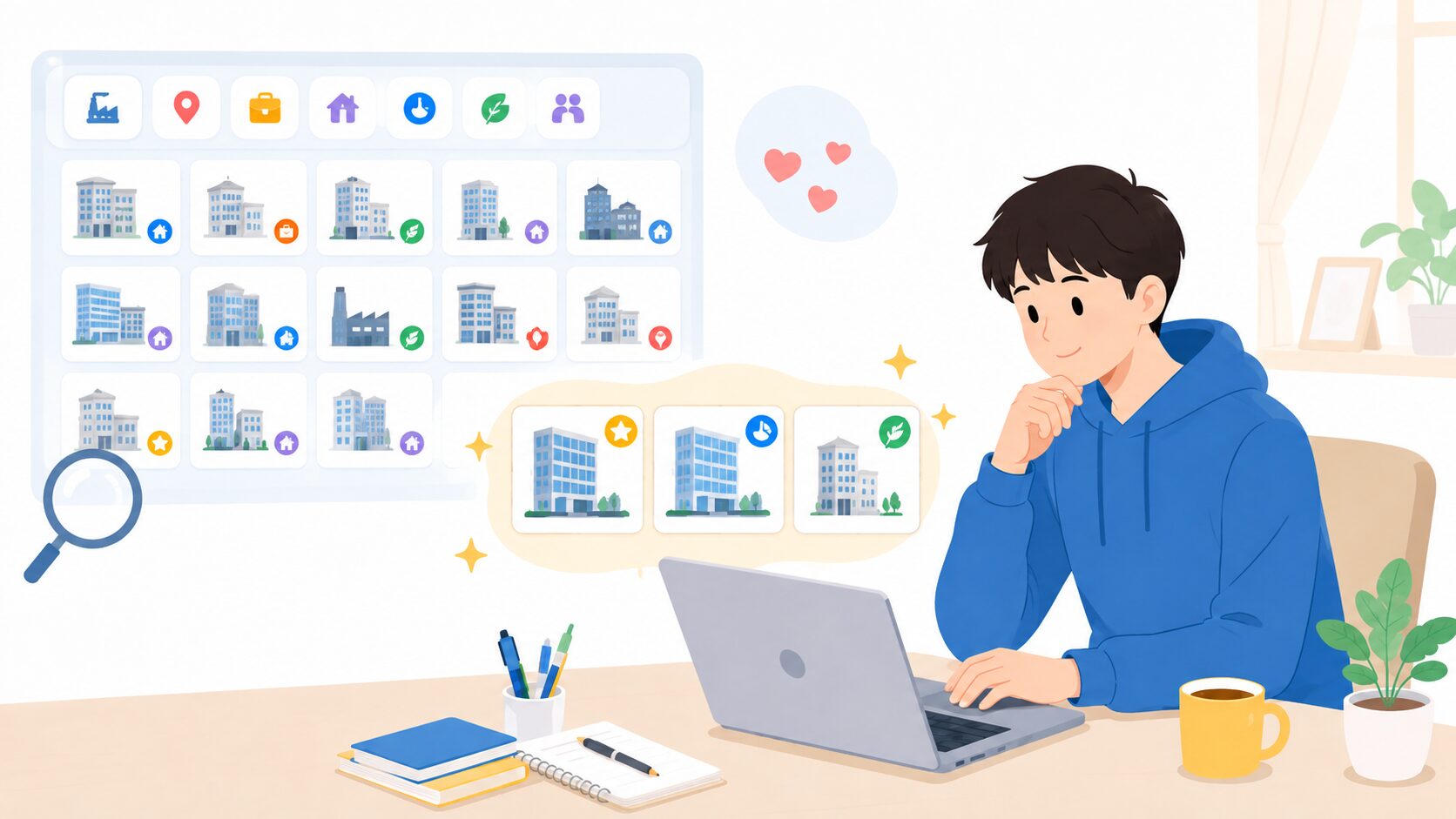企業検索・絞り込みのコツ|効率的に志望企業を見つける方法