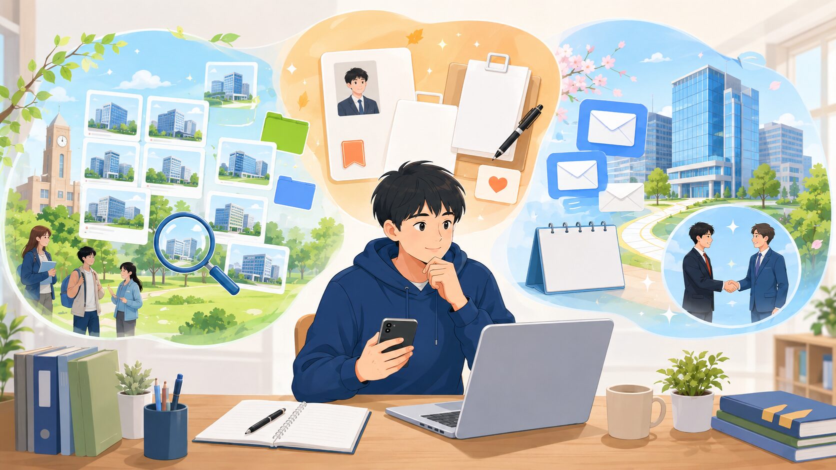 28卒の就活スケジュールに合わせた3サービスの使い分け