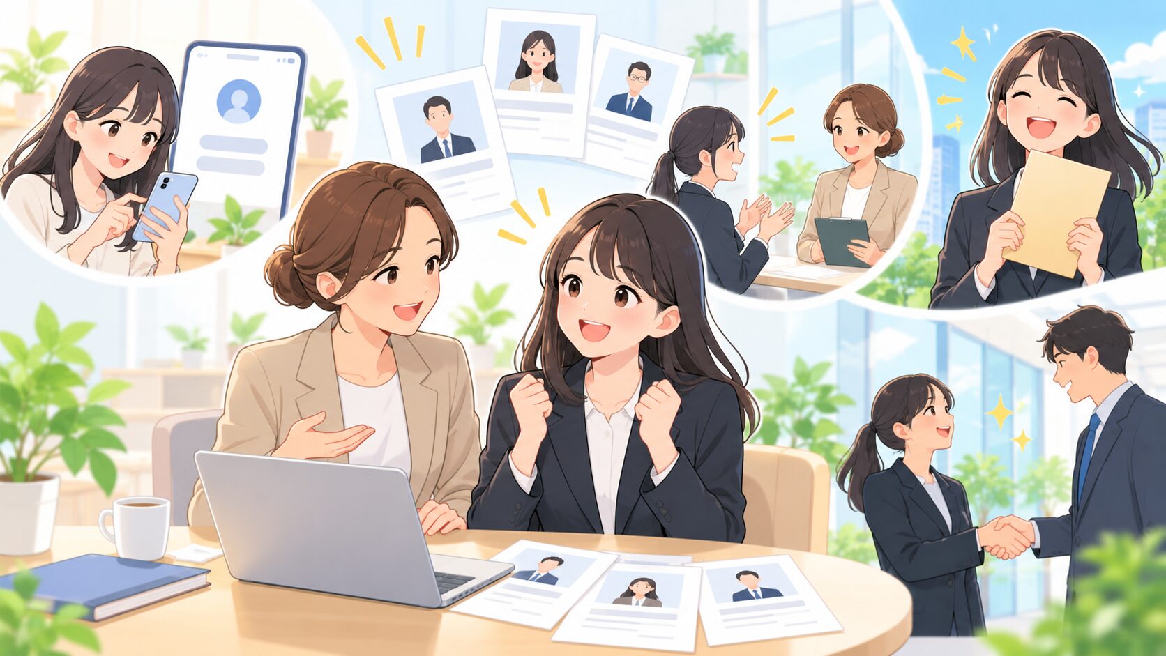 就活エージェントの使い方｜登録から内定までの全体フロー
