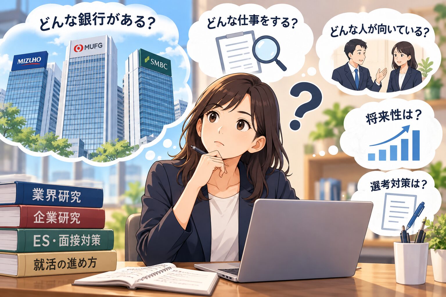メガバンクへの就職、何から調べればいい？