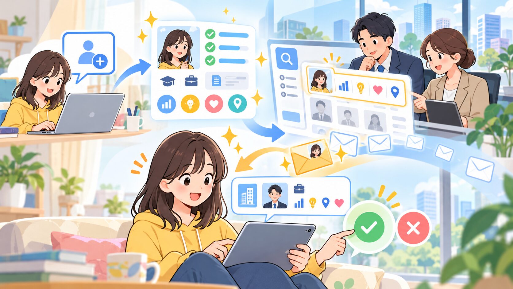 逆求人サイトの仕組みを5ステップで理解する